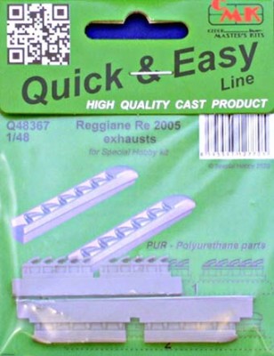 CMK Q48367 Reggiane Re 2005 Exhausts (SP.HOBBY) 1/48