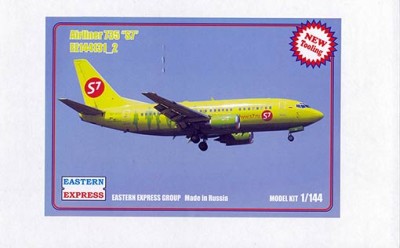 Восточный Экспресс 144131-2 1/144 Авиалайнер 737-500 S7