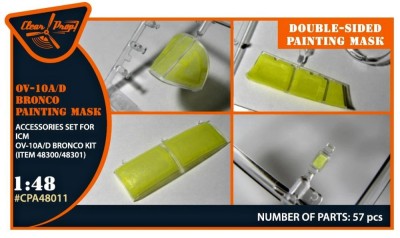 Clear Prop CPA48011 OV-10A/D Bronco Double-sided Painting mask 1/48