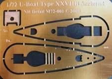 NH Detail NHM72001 Type XXVIIB U-Boat Seehund 1/72