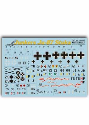 Print Scale 144-002 Junkers Ju - 87 Stuka 1/144