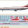 F-rsin Plastic FRP4073 Caravelle 10B Sterling 1/144