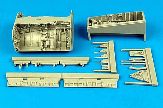 Aires 2096 F-8 Crusader wheel bay 1/32