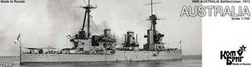 Combrig 70456 HMAS Australia Battlecruiser 1/700