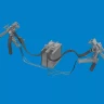 Eduard 6481125 BRASSIN UH-60 miniguns M134 PRINT (ICM) 1/48