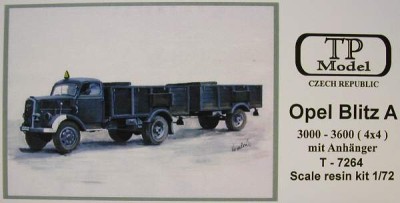 TP Model T-7264 Opel BlitzA4x4+trailer 1/72