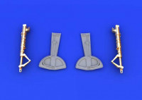 Eduard 648154 1/48 Набор дополнений Bf 109G legs BRONZE