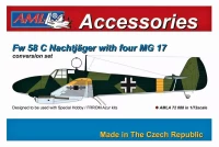 AML AMLA72088 Fw 58 C Nachtjager w/ four MG 17 1/72