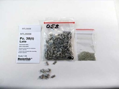 Master Club MTL-35058 Траки Pz.38t поздний тип 1/35