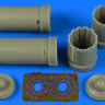 Aires 4701 F/A-18C exhaust nozzles - opened (KIN) 1/48