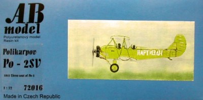 AB MODEL ABMOD72016 1/72 Polikarpov Po-2SV
