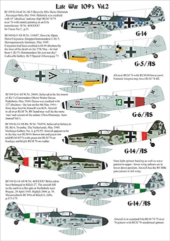 Aims AIMS32D026 Late War Messerschmitt Bf-109's Vol.2 1/32