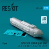 Reskit 72138 GPU-5/A 30mm gun pod 1/72