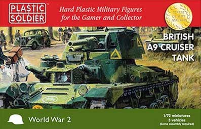 Plastic Soldier WW2V20023 1/72nd A9/A10 Cruiser