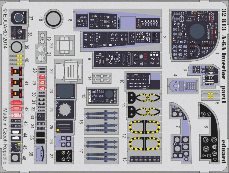 Eduard 32813 A-6A interior S.A. 1/32