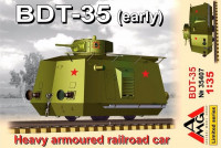 AMG 35407 Тяжелая бронедрезина БДТ-35 1/35
