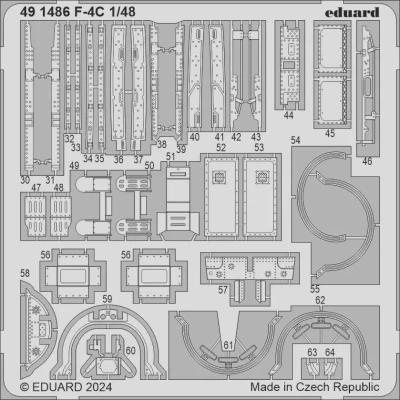 Eduard 491486 SET F-4C (H. 2000/ACAD) 1/48