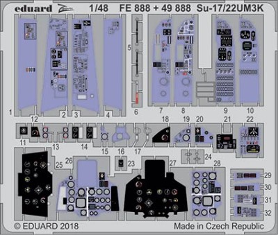 Eduard FE888 Su-17/22UM3K 1/48