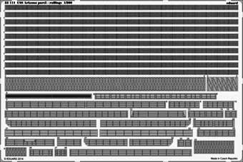 Eduard 53111 USS Arizona part 5 - railings 1/200