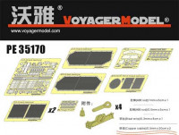 Voyager Model PE35170 Photo Etched set for WWII E-10 Tank Destroyer (For TRUMPETER 00385) распродажа 1/35