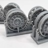 A-resin 35097 КВ-1 ЧКЗ катки опорные выпуска с октября 1941 г. 1/35