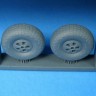 Barracuda Studios BCR72464 De Havilland Mosquito Slotted Mainwheels - Block Tread 1/72
