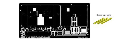 Aber 35243 British 17pdr Anti-Tank Gun Mk.I (designed to be used with Bronco Models kits) 1/35