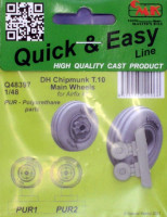 CMK Q48397 DH Chipmunk T.10 Main wheels (AIRFIX) 1/48