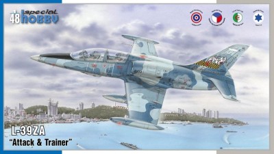 Special Hobby SH48167 L-39ZA 'Attack &amp; Trainer' (7x camo) re-issue 1/48
