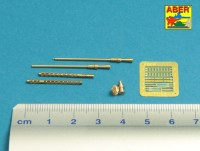 Aber 35 L-222 Soviet Light AA Gun Set of 2 barrels. Russian 14,5 mm machine guns KPVT used on ZPU-2 or ZPU-4 (needs 2 of this set) (designed to be used with Meng Model kits) 1/35
