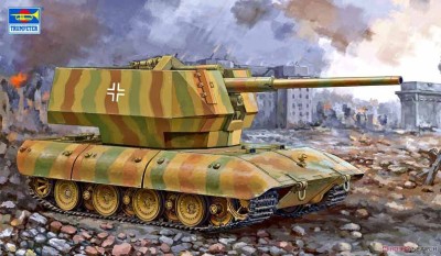 Trumpeter 09585 E-100 Flakpanzer w/12.8cm Flak 40 1/35