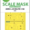 Art Scale 200-M48061 Aero L-29 DELFIN canopy frame paint masks (inside and outside) 1/48