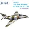 Quinta studio QD48522 A-4C (Hasegawa/Hobby2000) 3D Декаль интерьера кабины 1/48