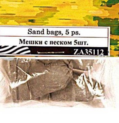 Zebrano ZA35112 Мешки с песком 5шт. 1/35