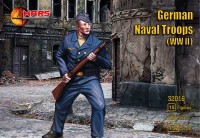 Mars MAR32016 German Naval Troops (WWII) (15 figures. 8 poses) 1/32