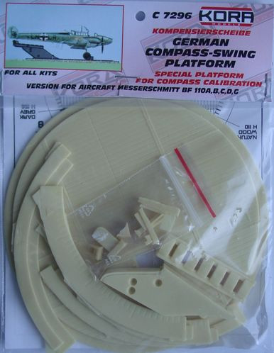 Kora Model C7296 German Compass-Swing Platform (Bf 110A,B,C,D) 1/72