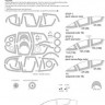 New Ware NWA-M0787 1/48 Mask Yak-130 ADVANCED (ZVE 4821)