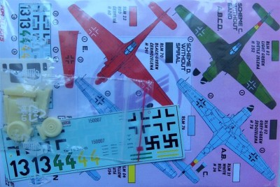 Kora Model CSD7240 Focke-Wulf Ta 152H-0 Conv.set &amp; decal 1/72