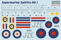 Print Scale PSM72009 Supermarine Spitfire Mk. I 1/72