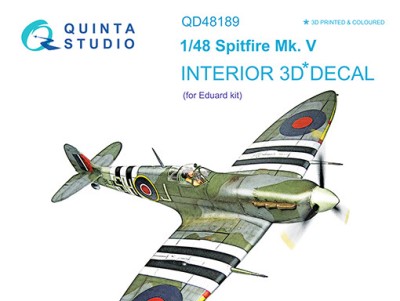 Quinta Studio QD48189 Spitfire Mk.V (для модели Eduard) 1/48
