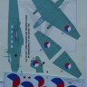 Kora Model DEC72191 Ju-86C-1 Czechoslovak service (ITAL) декали декали 1/72
