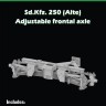 Sbs 3D039 Sd.Kfz.250 (Alte) Adjustable frontal axle 1/35