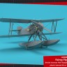 Armory AR48004 Fairey Flycatcher floatplane on metal floats plastic injected kit with PE & resin parts 1/48