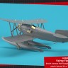 Armory AR48004 Fairey Flycatcher floatplane on metal floats plastic injected kit with PE & resin parts 1/48