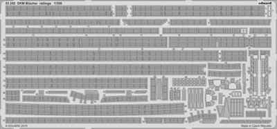 Eduard 53242 SET 1/350 DKM Bl?cher railings (TRUMP)