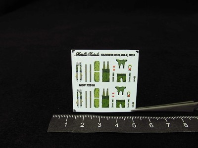 Metallic Details P72016 BAe Harrier GR.3, GR.7, GR.9 seatbelts (3d-printed) 1/72