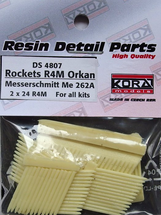 Kora Model DS4807 Rockets R4M Orkan Me 262A (2x 24 pcs.) 1/48