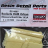 Kora Model DS4807 Rockets R4M Orkan Me 262A (2x 24 pcs.) 1/48
