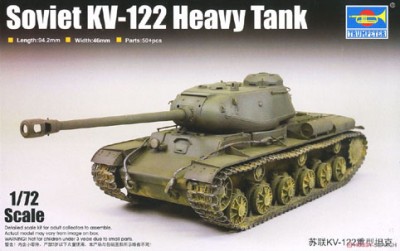Trumpeter 07128 Советский тяжелый Танк КВ-122 1/72