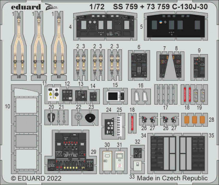 Eduard SS759 C-130J-30 (ZVE) 1/72